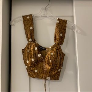 For love and lemons cropped top